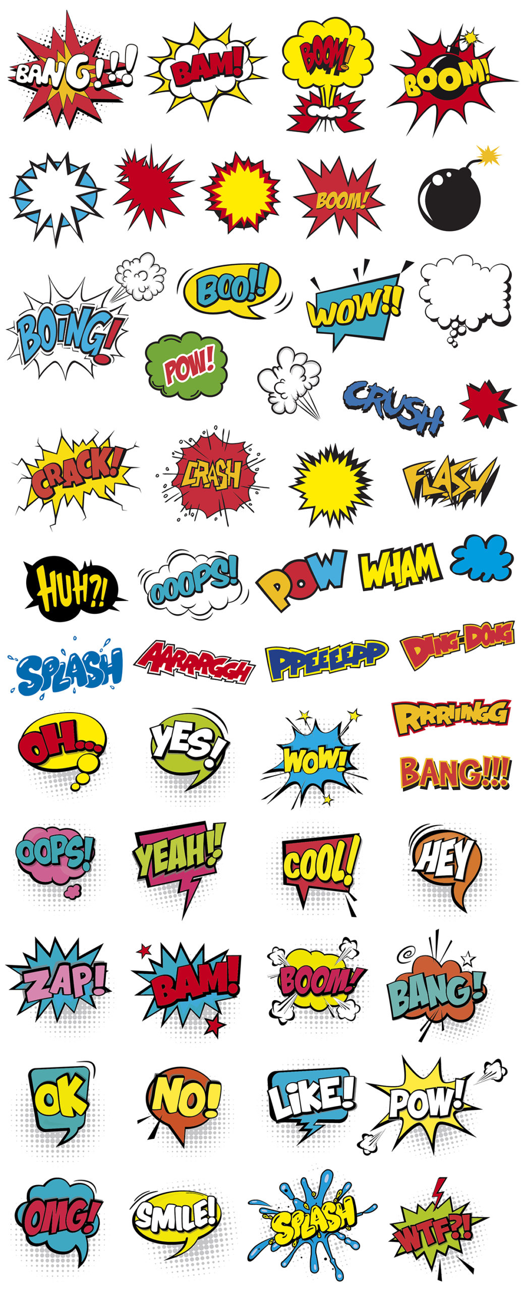 Comic Sound svg, Comic Sound png, Comic Sound dxf, Comic Sound cricut ...