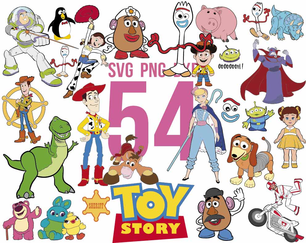 Toy story svg, Toy Story png, Toy Story dxf, Toy Story cricut, Toy