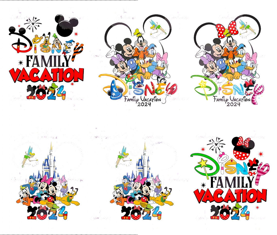 Bundle Disney Family Vacation Png, My First Trip Disney Png