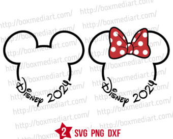 Disney Family Trip 2024 Svg, Disney Vacation 2024 Svg, Mickey Friends Svg