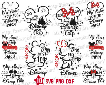 Disney Family Trip 2024 Svg Magical Kingdom Svg Disney Family Vacation 2024 Svg
