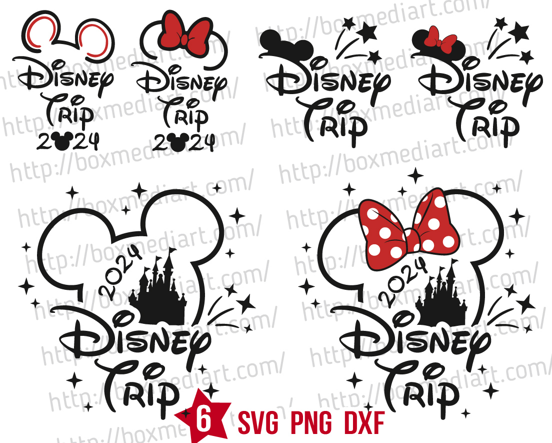 Disney Family Trip 2024 Svg, Disney Family Vacation 2024 Svg, Disney Family Squad Svg, Mickey Friend Squad Svg, Disney Vacay Mode Svg