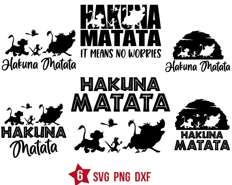 Hakuna Matata svg, the lion King quotes svg, Disney safari | BOXMEDIART ...