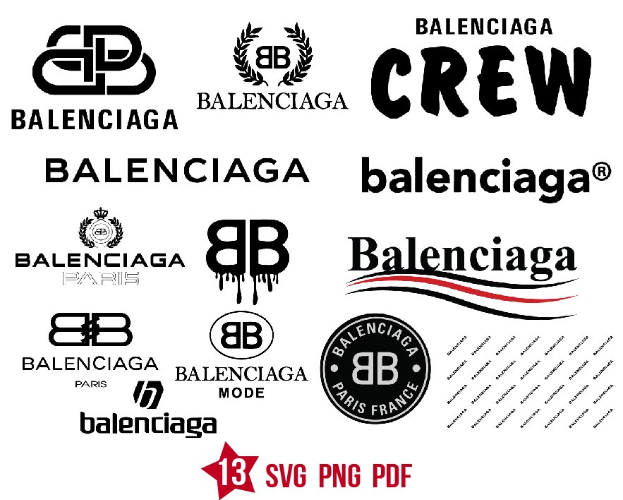 Balenciaga svg, Fashion brand logo svg, luxury brands | BOXMEDIART Svg ...
