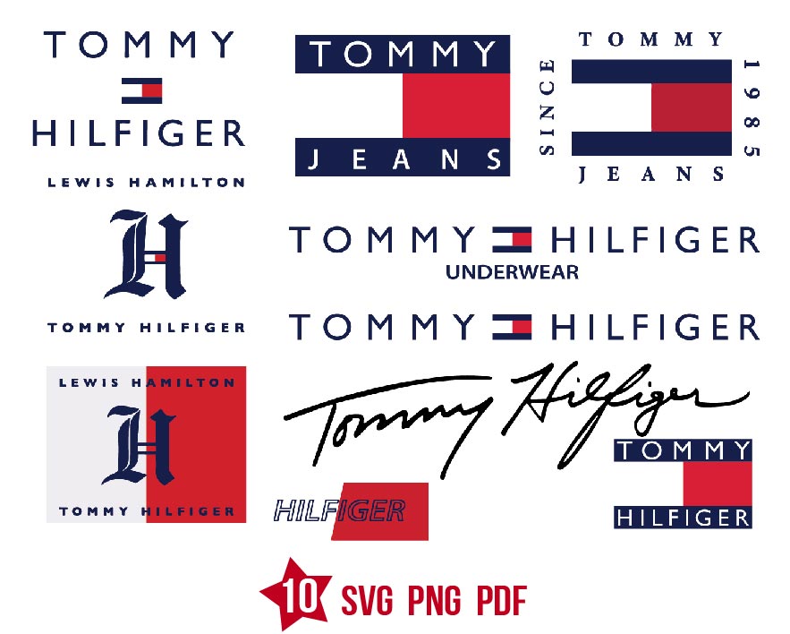 Tommy Hilfiger svg, Fashion brand logo, luxury brands | BOXMEDIART Svg ...