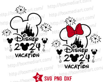 Disney Family Vacation 2024 Svg Png, Disney Trip 2024 Svg