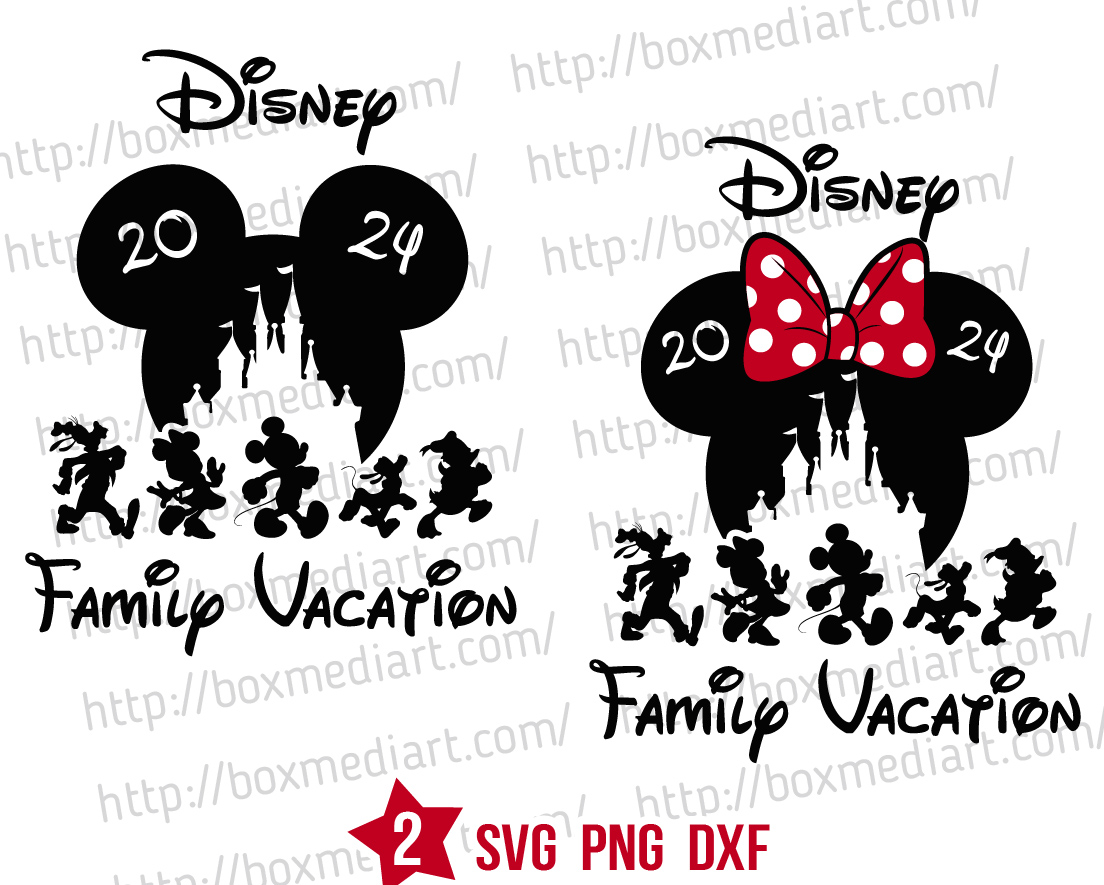 Disney Family Vacation 2024 Svg Png, Disney Vacay Mode Svg BOXMEDIART