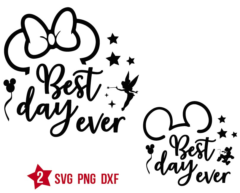 Best Day Ever Svg Mickey Head Svg Half Minnie Svg Boxmediart Svg Cut Files And Designs