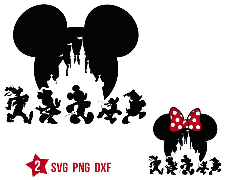 Head Mickey Mouse svg, Minnie Mouse Head svg, Disney | BOXMEDIART Svg ...