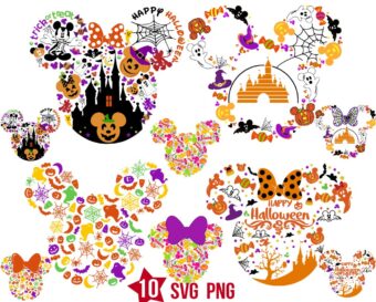 Beautiful Mouse Halloween Svg Design Bundle
