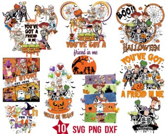 Toy Story Halloween Svg Pack