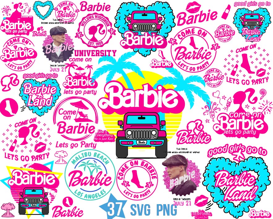 Barbie Design Svg Pack