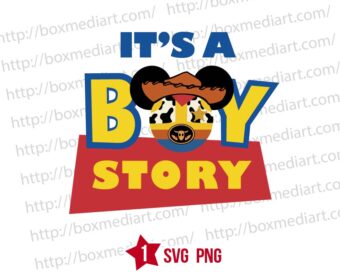 Celebrate It's A Boy Toy Story Svg Png