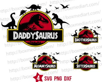 Design Birthday Saurus Family Svg, Dinosaur Birthday Svg Png