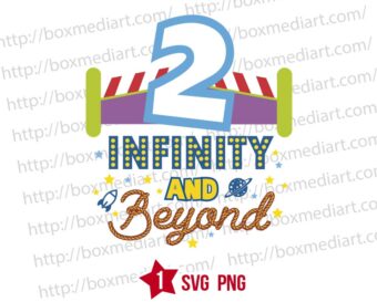 Design Buzz Lightyear 2 Infinity and Beyond Svg Png
