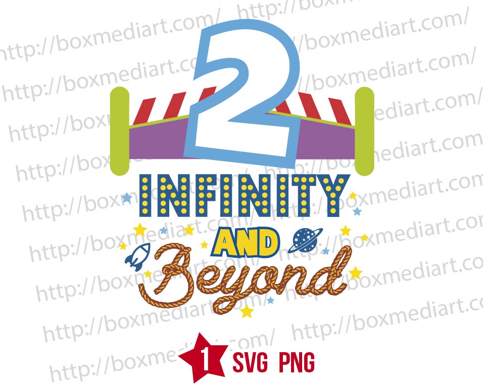 Design Buzz Lightyear 2 Infinity and Beyond Svg Png