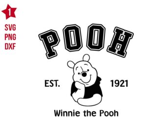 Design Winnie The Pooh Est 1921 Svg Png