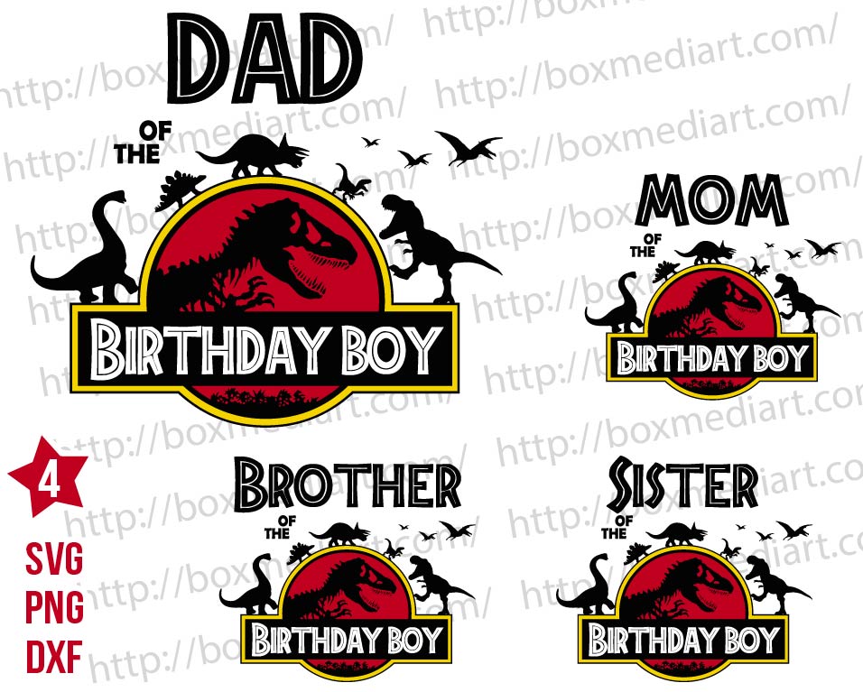 Dino Vacay Mode Svg, Birthday Dinosaur Boy Family Svg Png