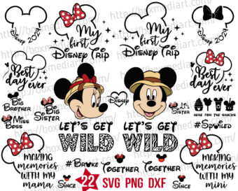 Disney Family Trip 2024 Svg, Disney Family Vacation 2024 Svg, Disney Family Squad Svg, Mickey Friends Squad Svg