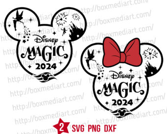 Disney Magic Cruise 2024 Svg Png, Disney Family Cruise Trip 2024 Svg