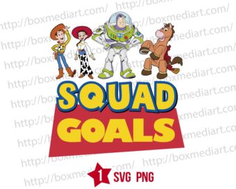 Friends Toy Story Characters Squad Goals Svg Png