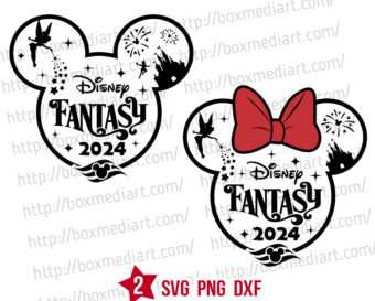 Mickey Fantasy Cruise 2024 Svg, Disney Cruise 2024 Svg, Disney Vacation 2024 Svg