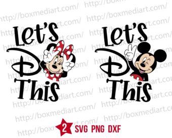 Mouse Let's Do This Svg Design