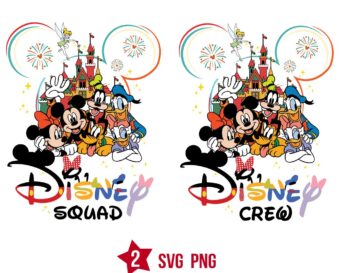 Mouse Squad Svg, Mickey Crew Svg Png