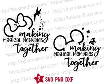 Mouse Trip Svg, Mickey Making Magical Memories Svg Png
