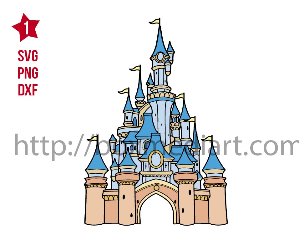 Beautiful Magic Kingdom Svg, Disney Castle Svg Png