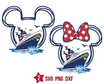 Design Minnie Mickey Disney Cruise Svg Png