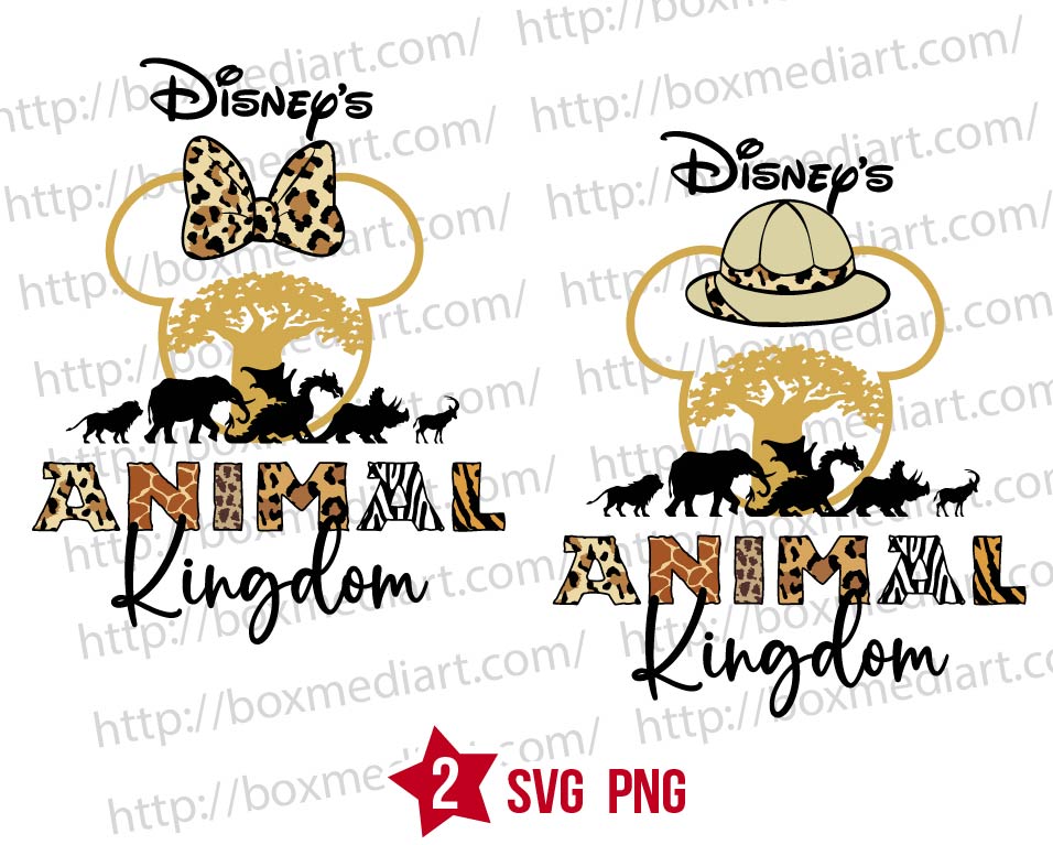 Disney Safari Animal Kingdom Svg, Mickey Wild Trip Svg Png | BOXMEDIART ...