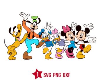 Happy Mickey Family Squad Svg, Mouse Vacay Mode Svg Png