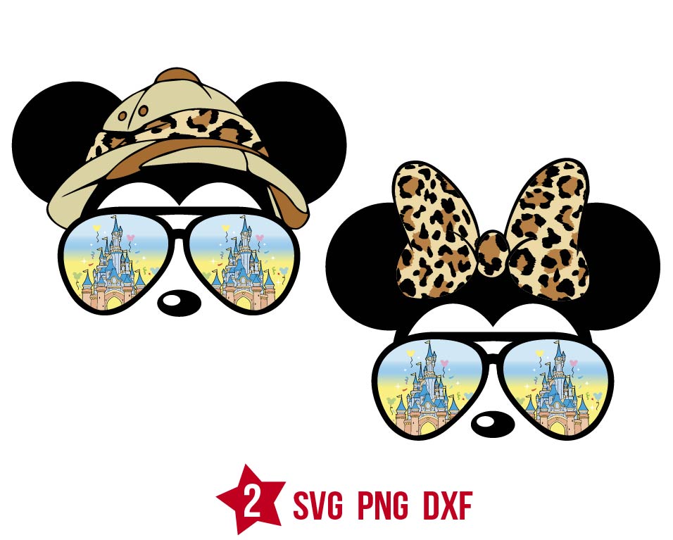 Let's Get Wild Svg, Mickey Safari Magic Glasses Svg Png | BOXMEDIART ...