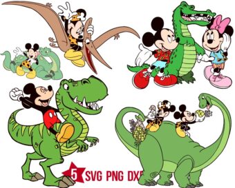 Mickey Dinosaur Trip Svg, Disney Animal Kingdom Svg Png