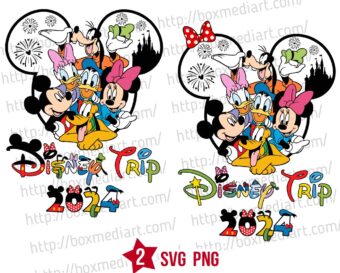 Mickey Family Vacation Svg, Disney Trip Svg, Minnie Trip Png