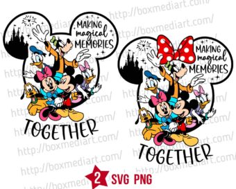 Mickey Friends Making Magical Memories Svg, Mouse Trip