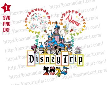 Mickey Magic Kingdom Vacation Svg, Disney Trip Svg Png
