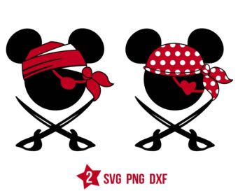 Mickey Pirates Svg, Mouse Family Cruise Trip Svg Png