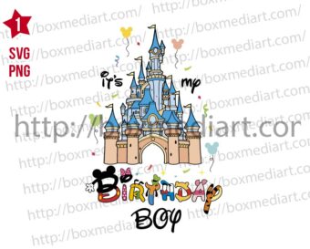 Party Birthday Boy Magic Kingdom Svg Png