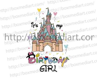 Party Birthday Girl Magic Kingdom Svg Png