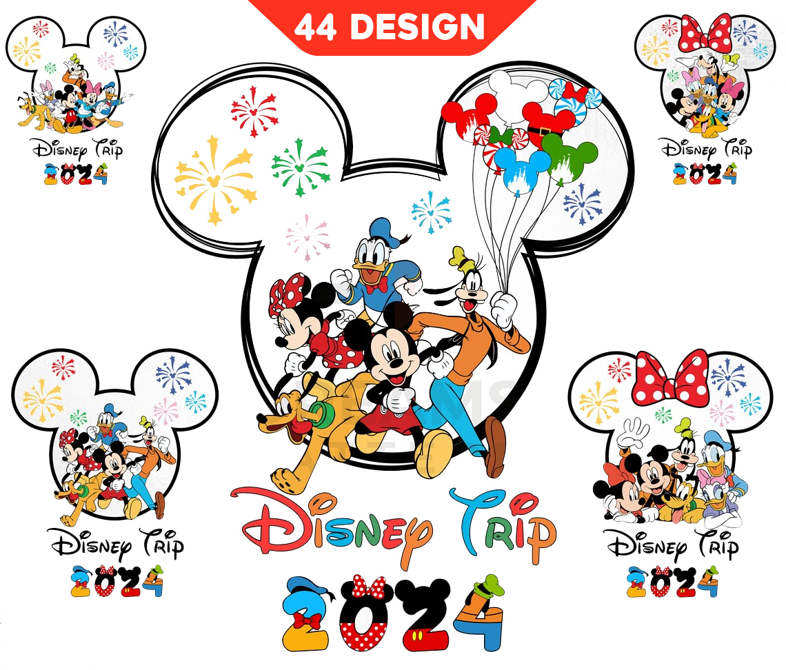 Bundle Disney Family Trip 2024 Svg Png, Mickey Vacation Svg ...
