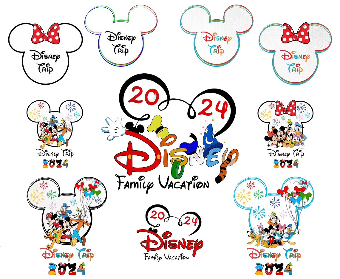 Bundle Disney Family Trip 2024 Svg Png, Mickey Vacation Svg