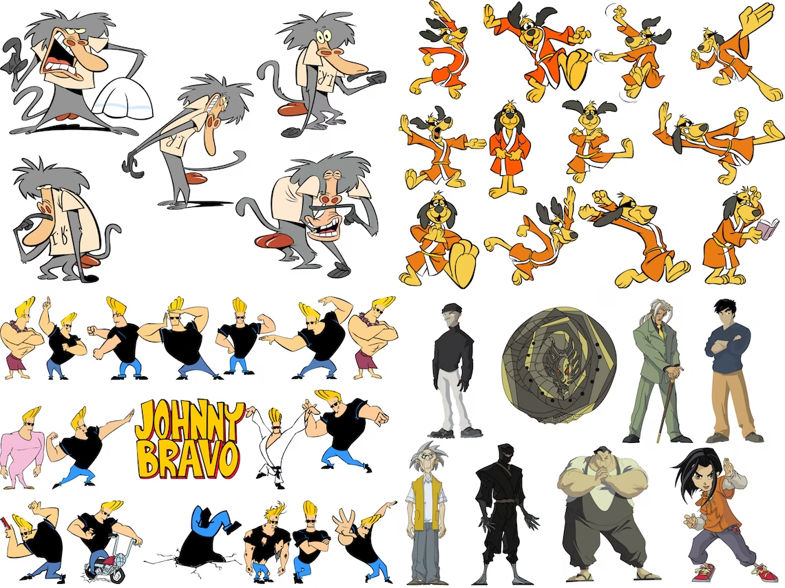 Mega Bundle 2400 Cartoon Characters Svg Png Cricut Printable