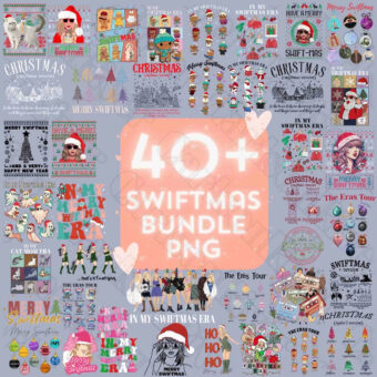 Bundle Swiftmas Png, Design Taylor Swift Christmas Png